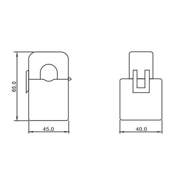 Currenttransformer ESCT-T24 100A/5A for SDM630MCT