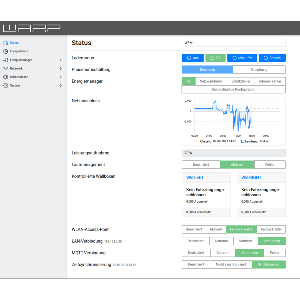 WARP Energy Manager